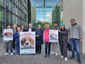 84.000 Unterschriften gegen das geplante Tierversuchsgesetz 